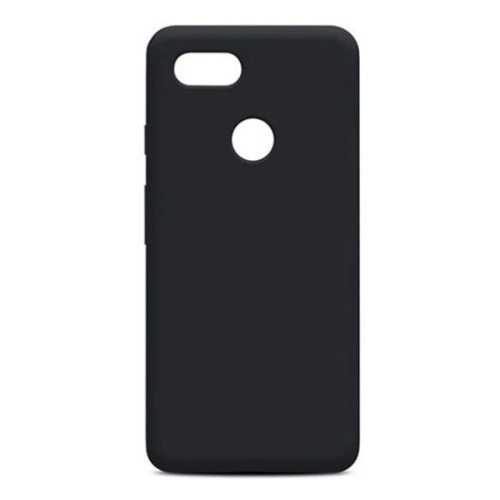 Capa de Silicone Macio para Alcatel 1s Preto